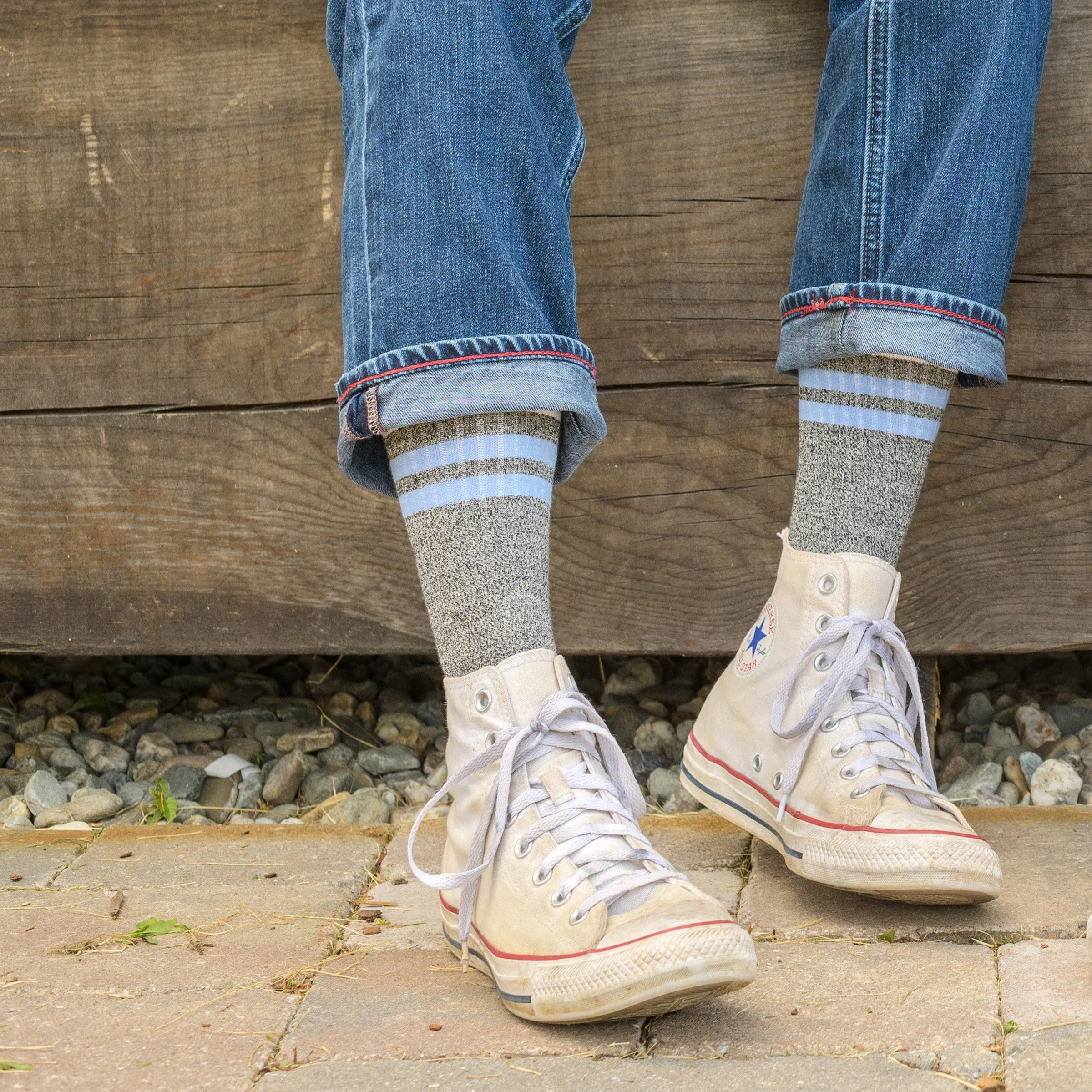 Men's Letterman Crew  Lightweight Lifestyle Sock