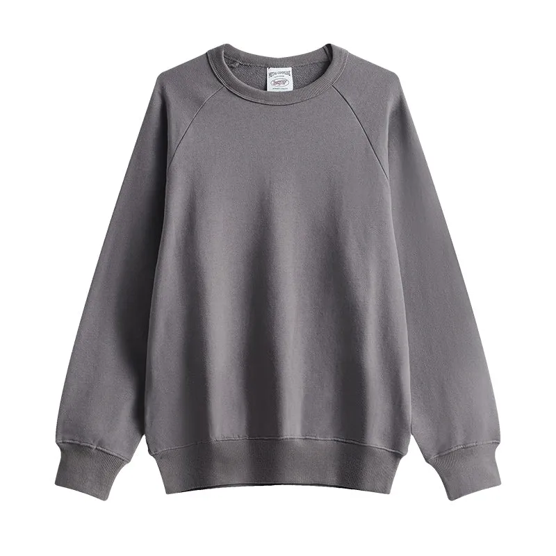 Mens Quality Loose 100% Cotton Oversize Sweatshirt