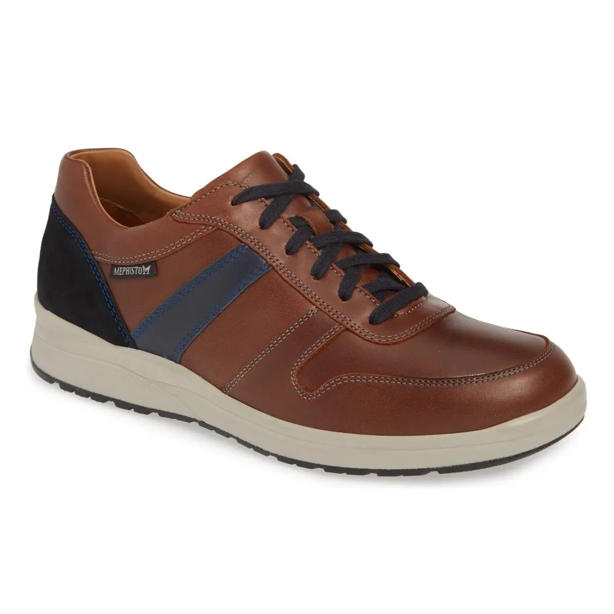 Mephisto Men's Vito Tan/Navy Nubuck