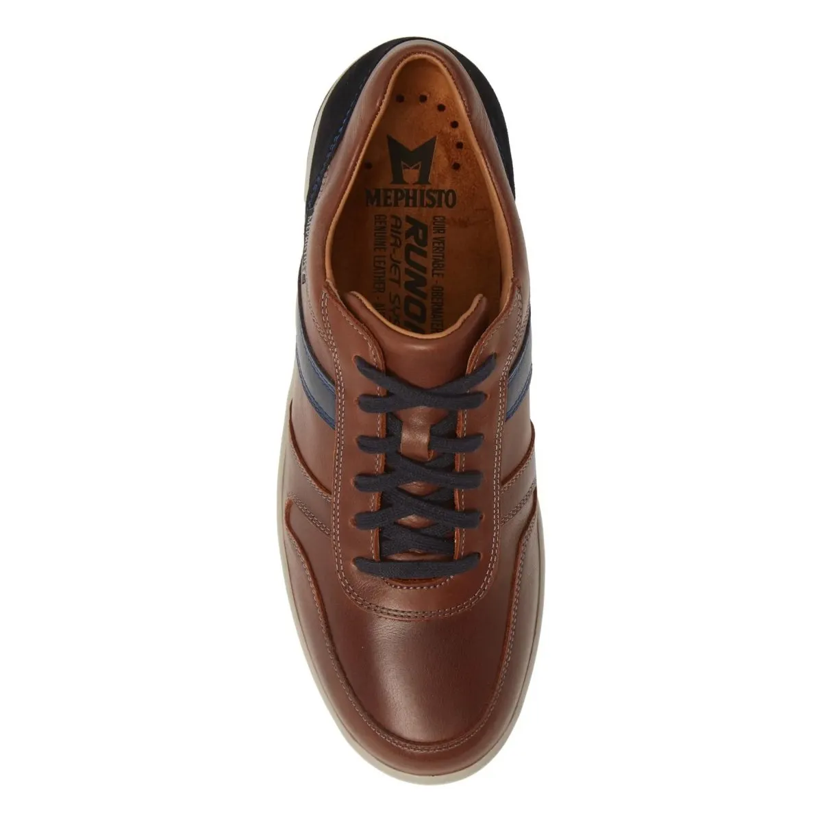 Mephisto Men's Vito Tan/Navy Nubuck