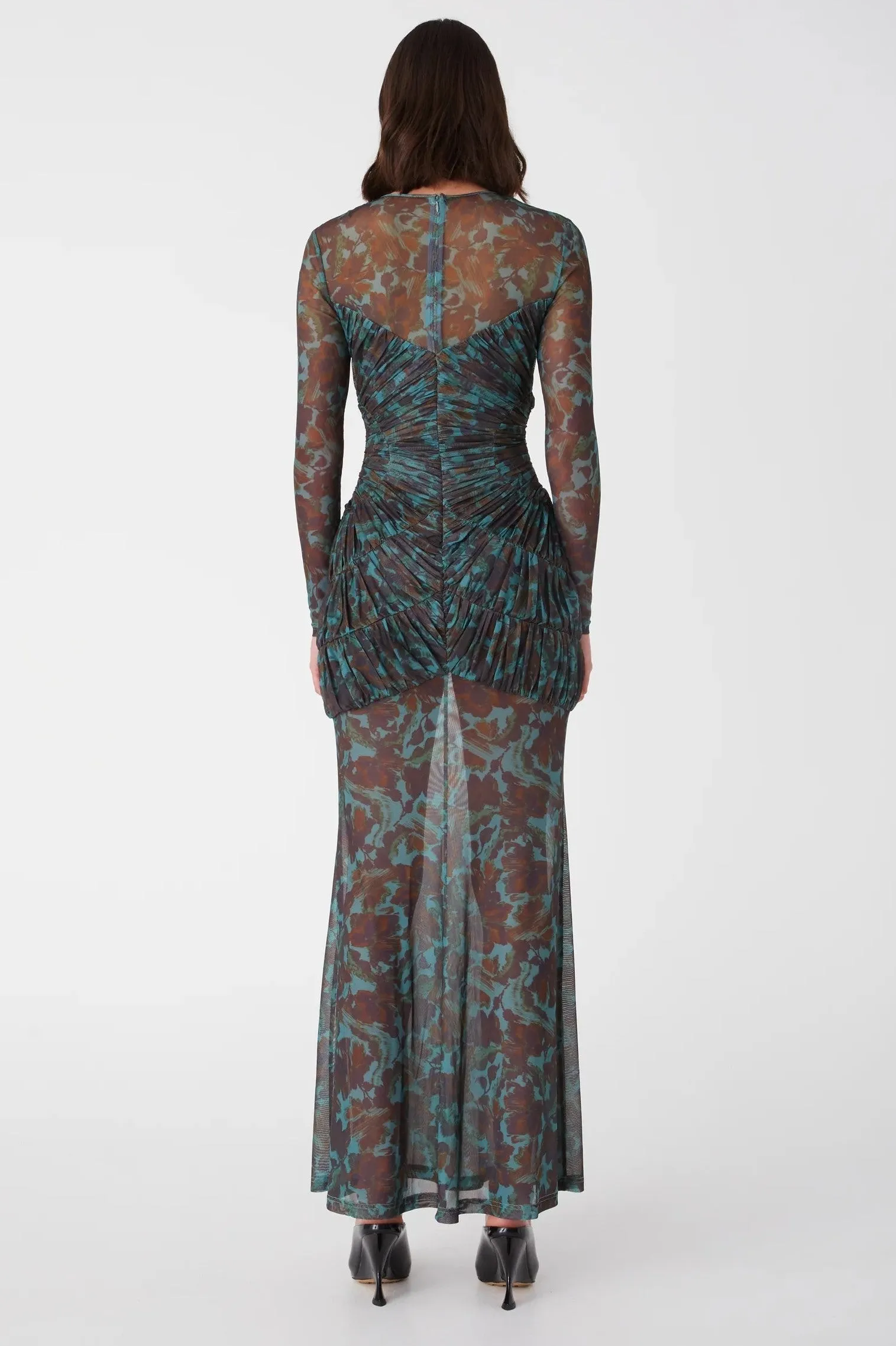 Misha Talitha Maxi Dress -  Vintage Chintz Print Jade