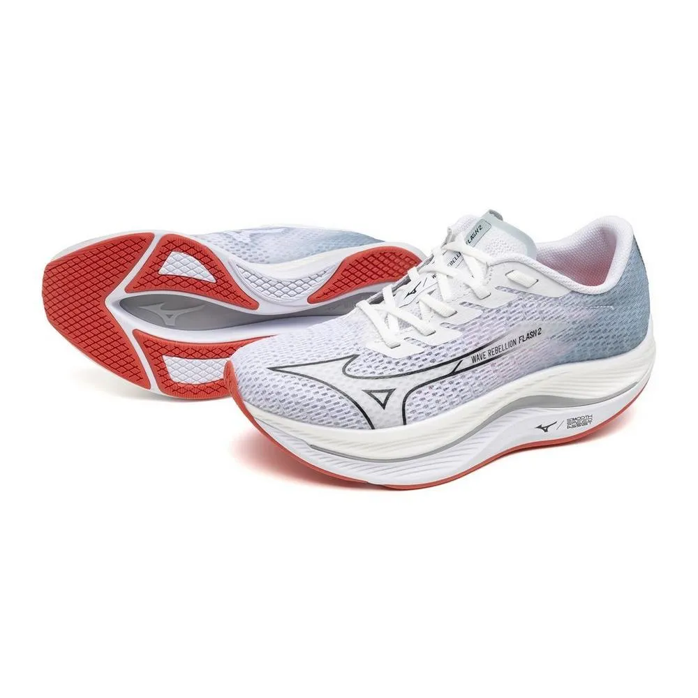 Mizuno Women's Wave Rebellion Flash 2 - White/Black