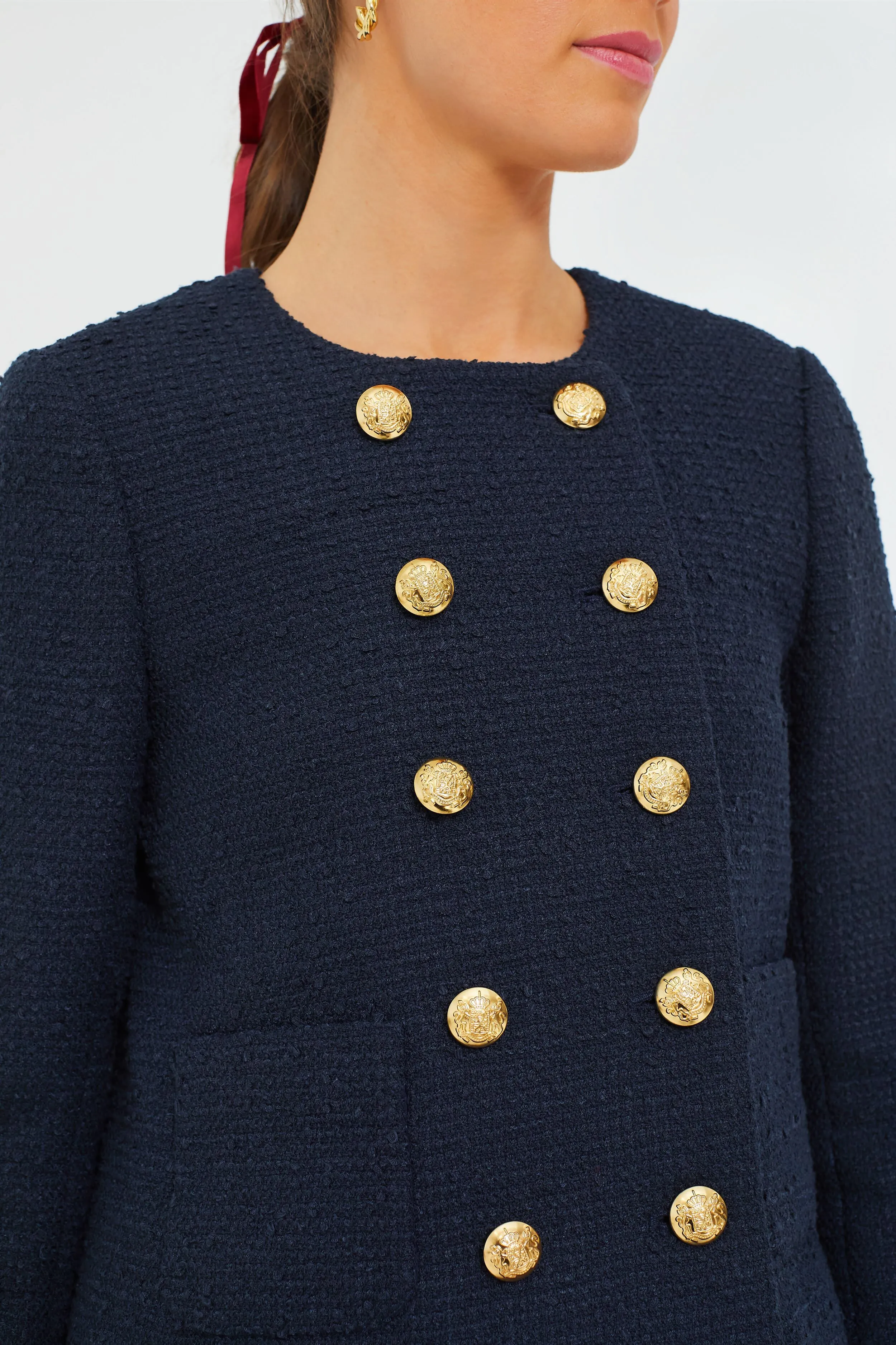 Navy Tweed Marais Jacket