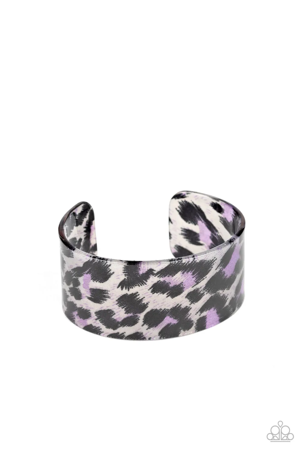 Paparazzi Accessories - Top Cat #B279 Drawer 1/1 - Purple Bracelet