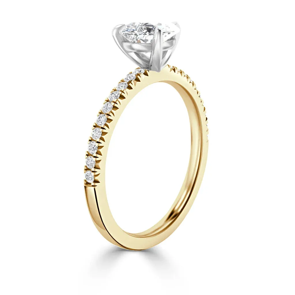 Penelope - 18ct Yellow Gold - Pear