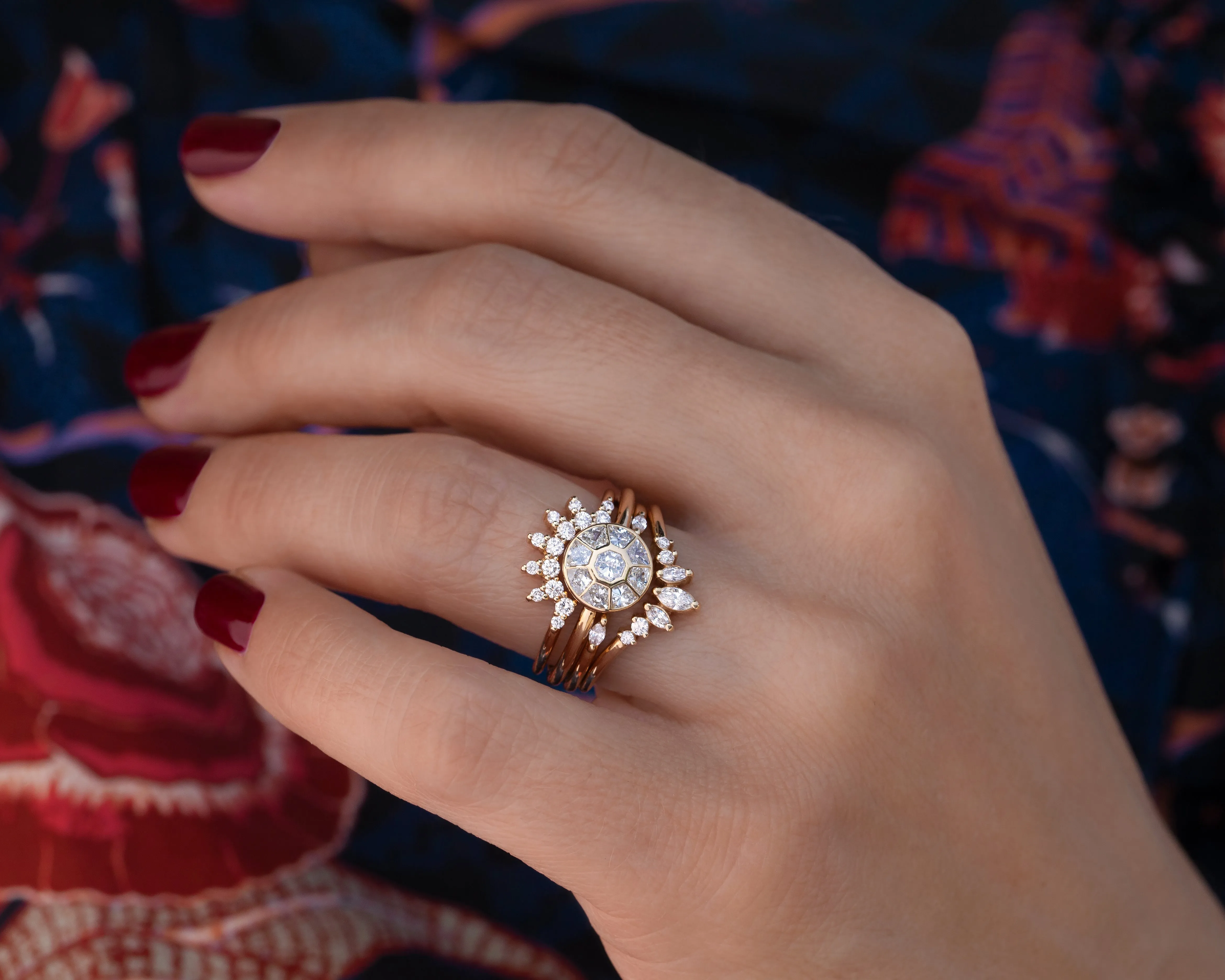 Petite Dahlia Ring (Ready to Ship)