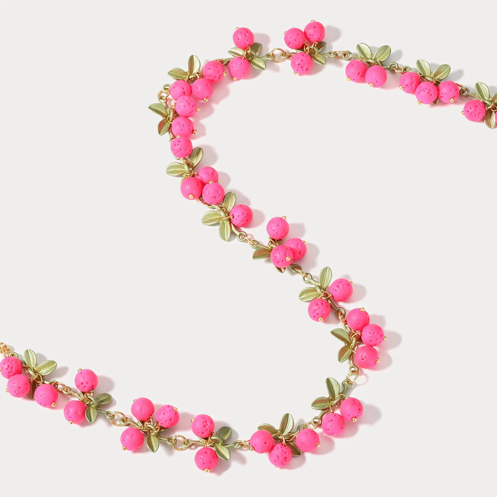 Pink Berry Necklace