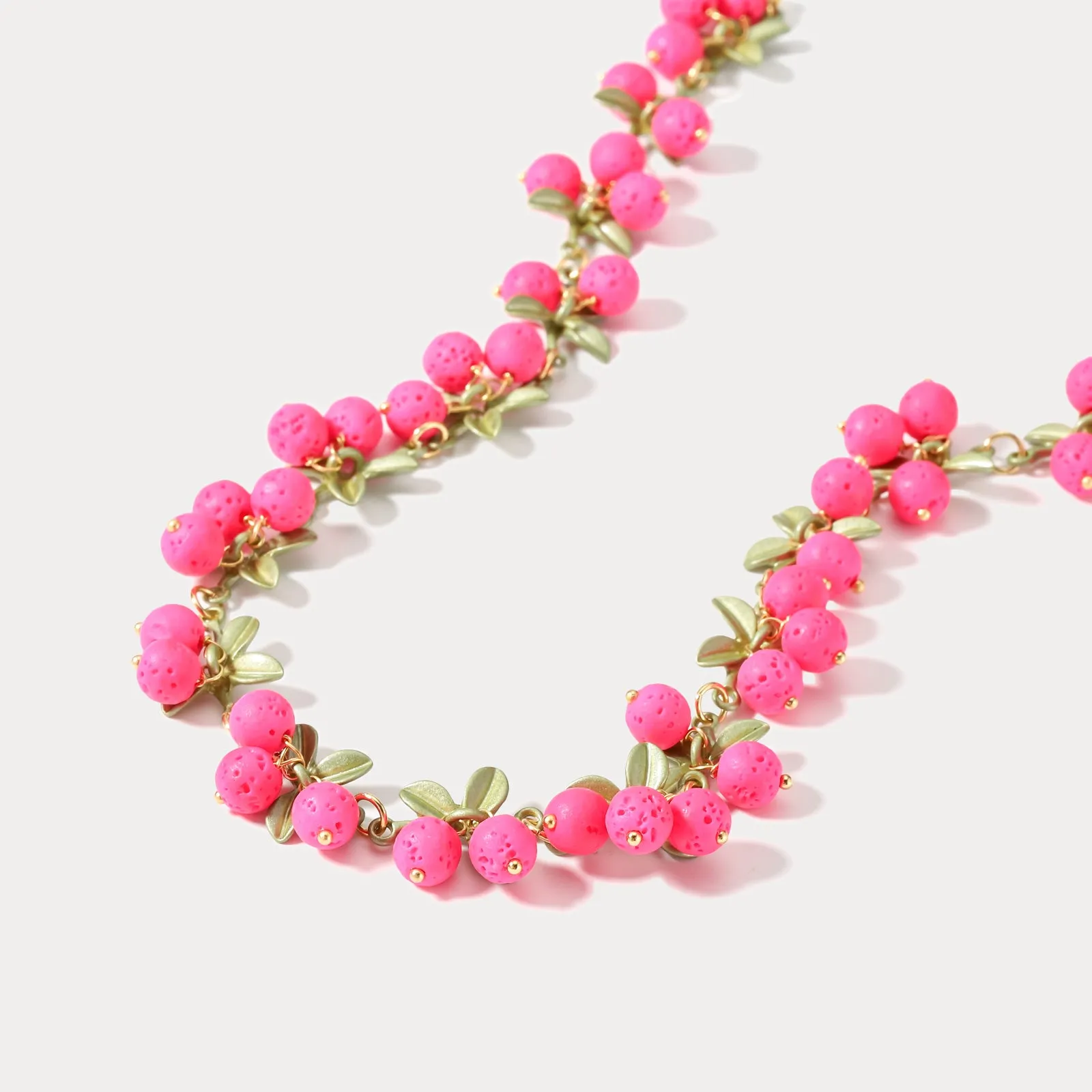 Pink Berry Necklace