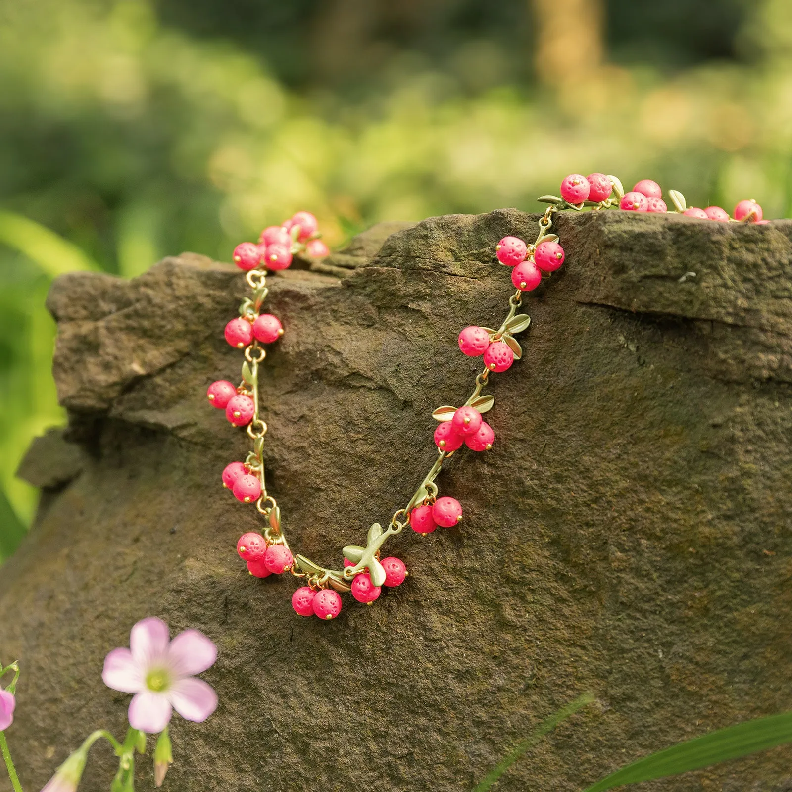 Pink Berry Necklace