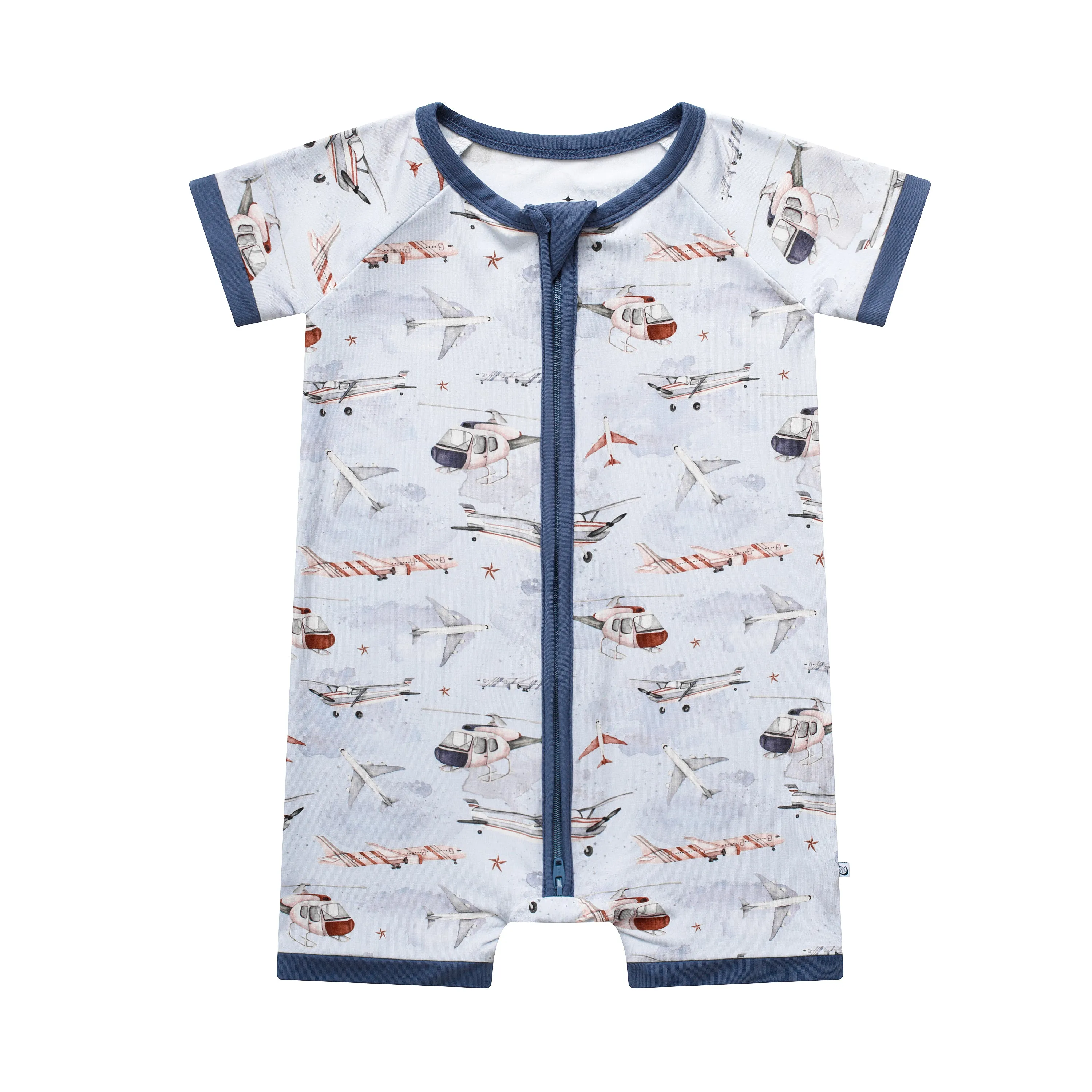 Plane & Simple (Airplanes) Short Sleeve Romper