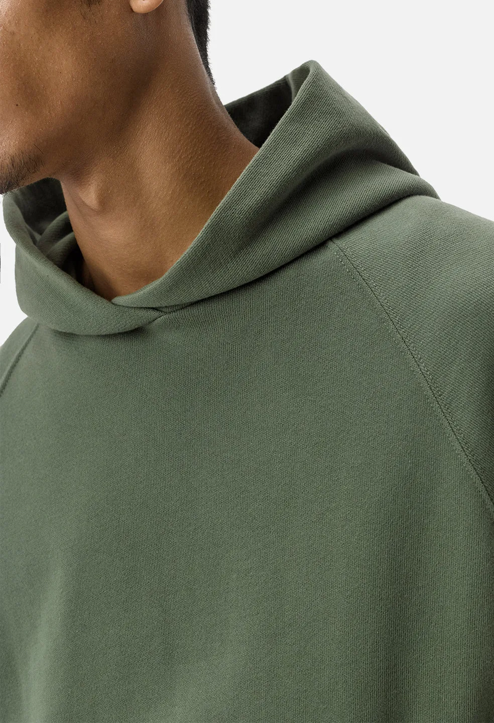 Raglan Hoodie / Olive