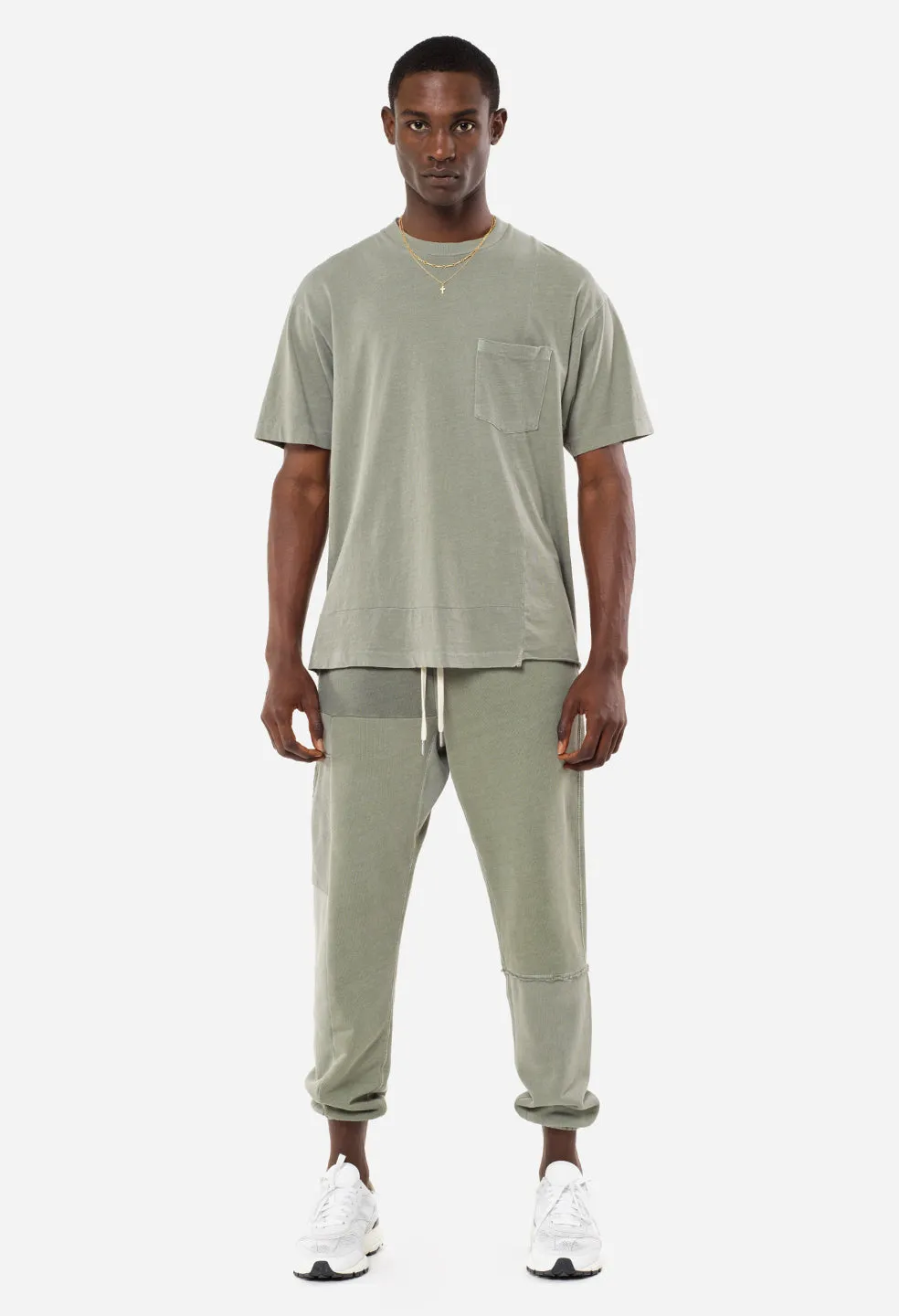 Reconstructed LA Sweatpants / Washed Sage