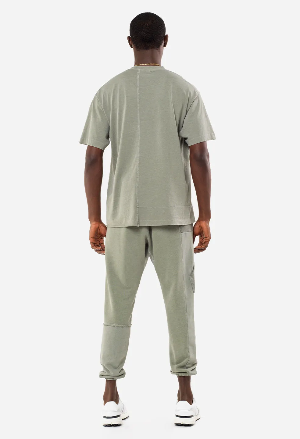 Reconstructed LA Sweatpants / Washed Sage