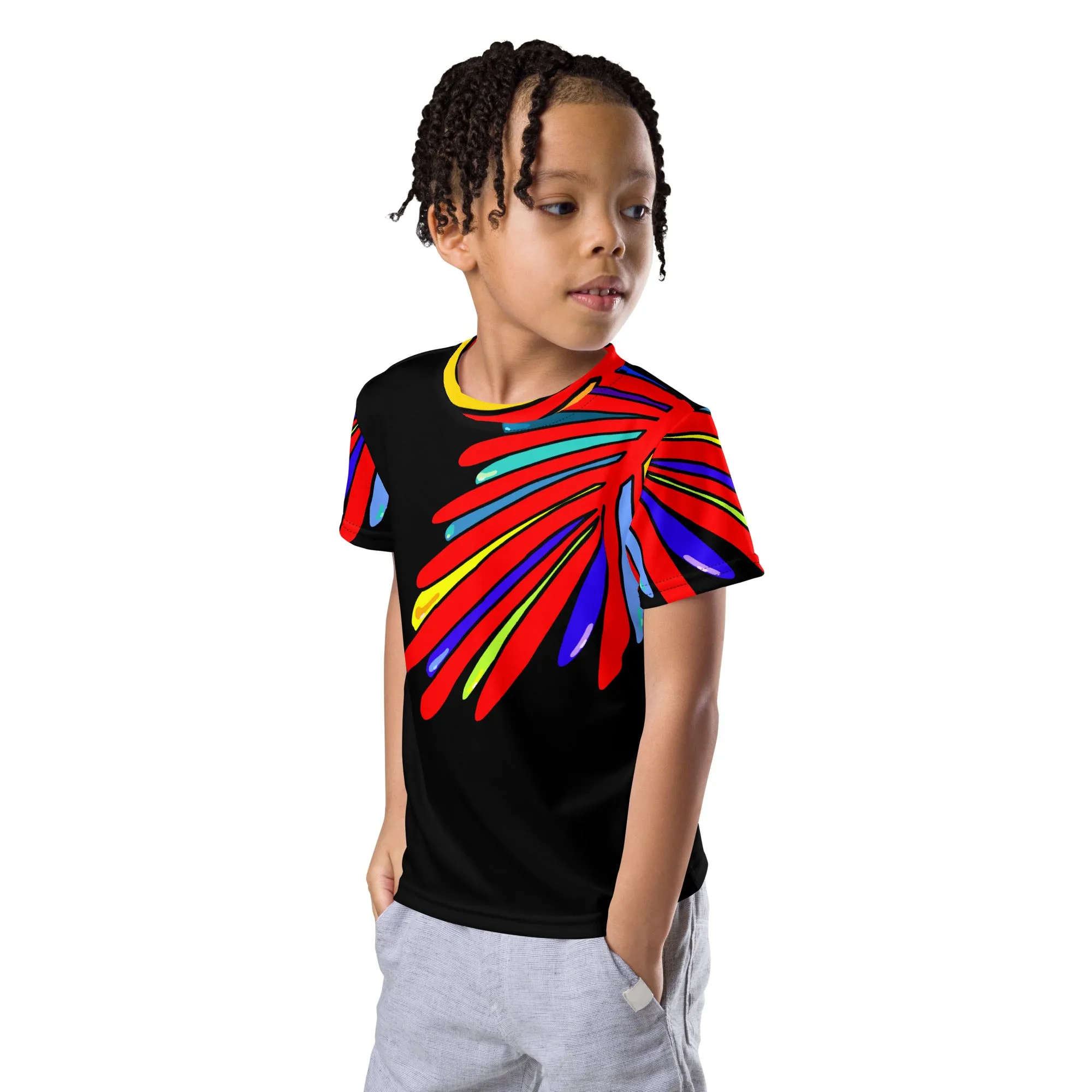 Red Leaf Kids crew neck t-shirt