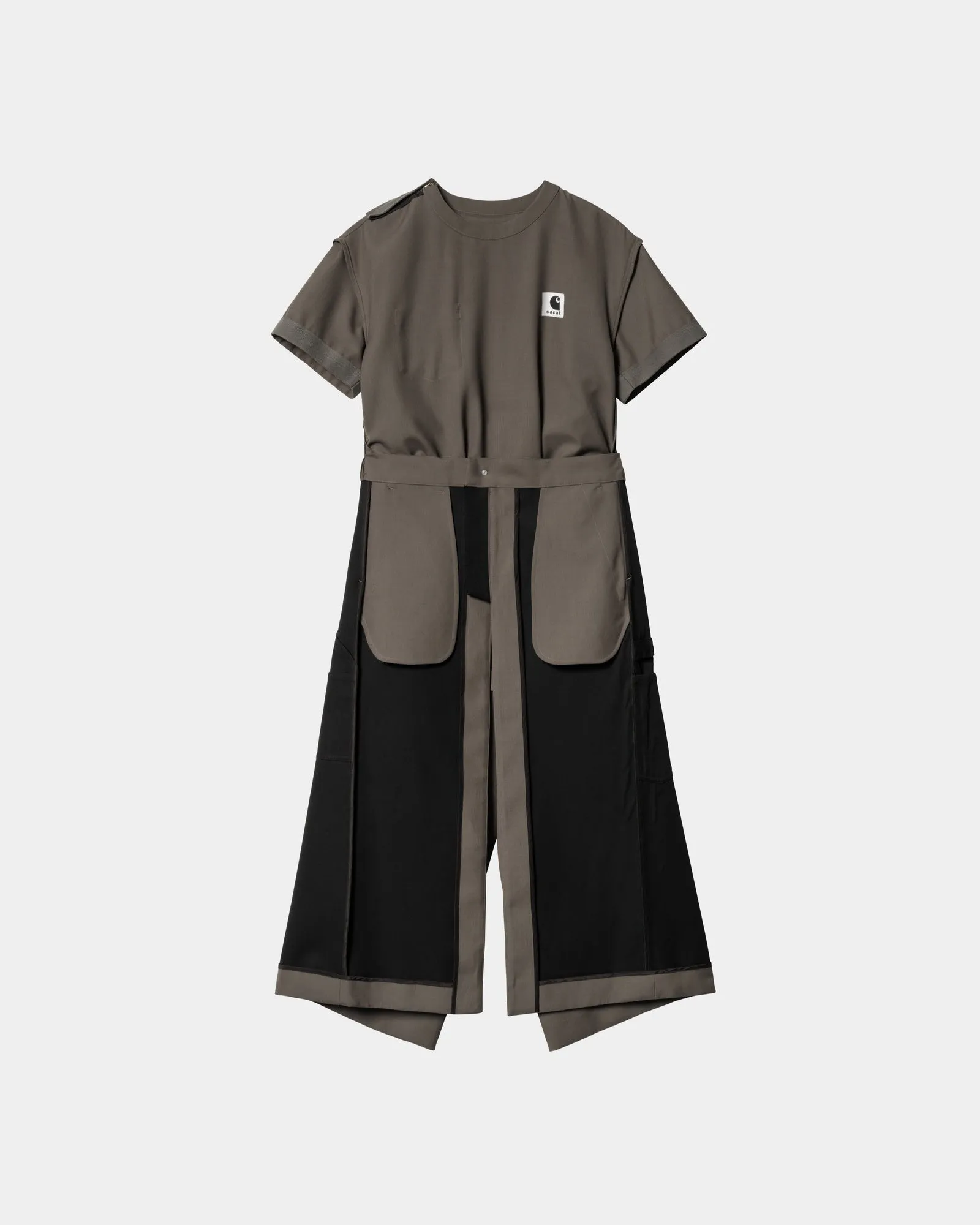 sacai x Carhartt WIP Suiting Bonding Dress | Taupe