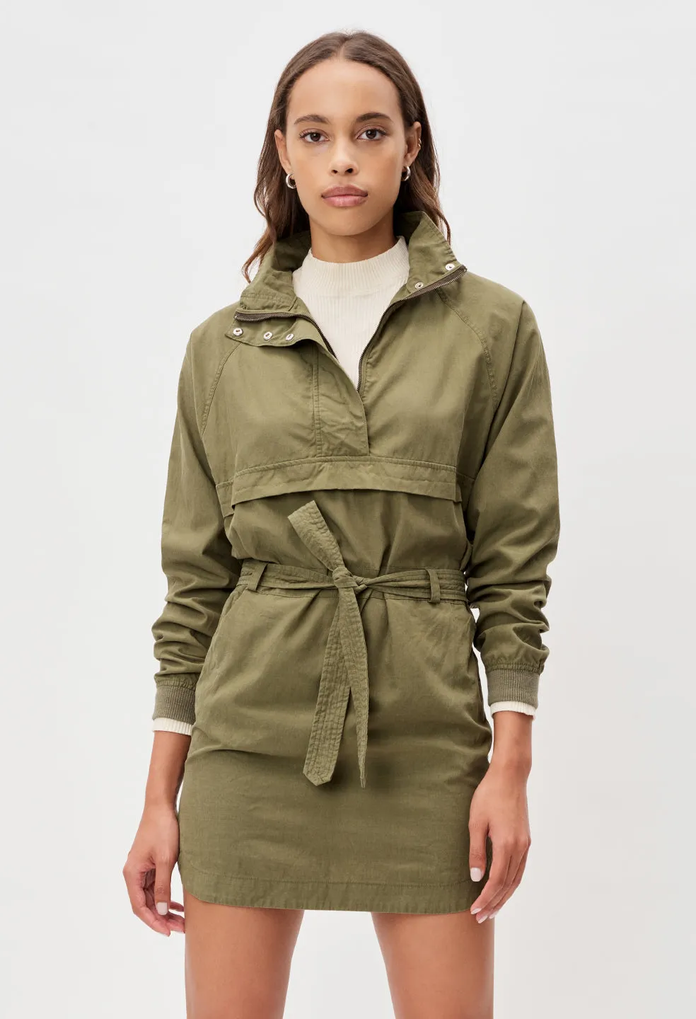 Sail Pullover Dress / Olive