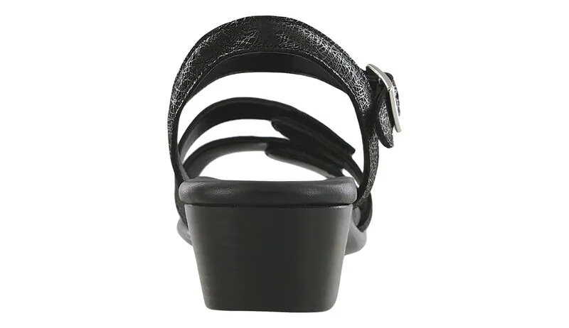 SAS Women's Savanna Heel Strap Sandals - Web Black