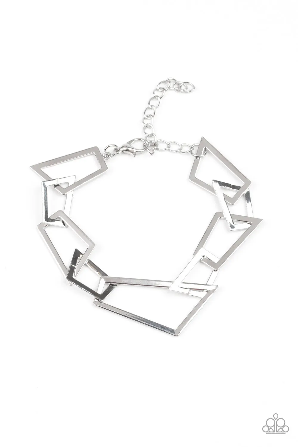 Shattered Shine Silver-Bracelet