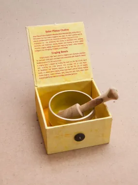 Solar Plexus Chakra Singing Bowl Giftbox