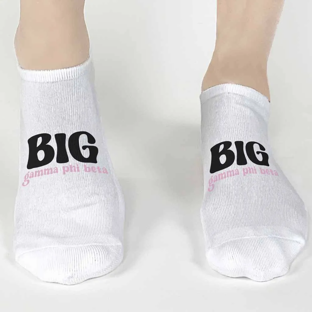 Sorority No Show Socks for BIGS