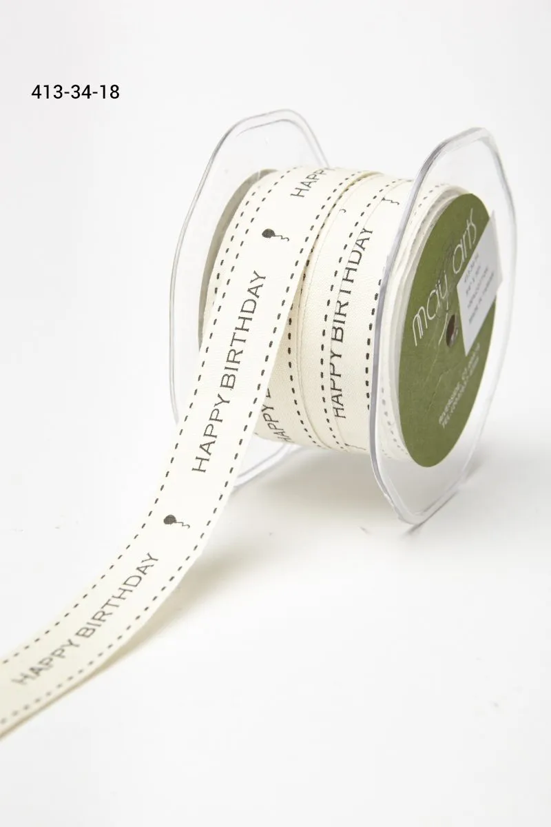 SPOOL -Ivory Canvas Ribbon