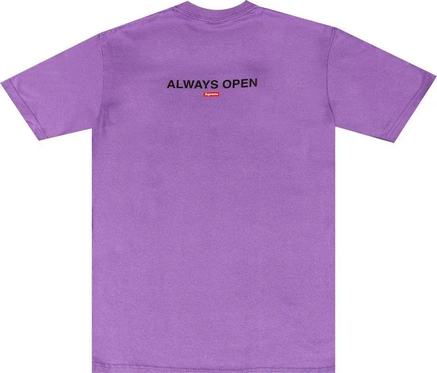 Supreme Gas Tee Purple