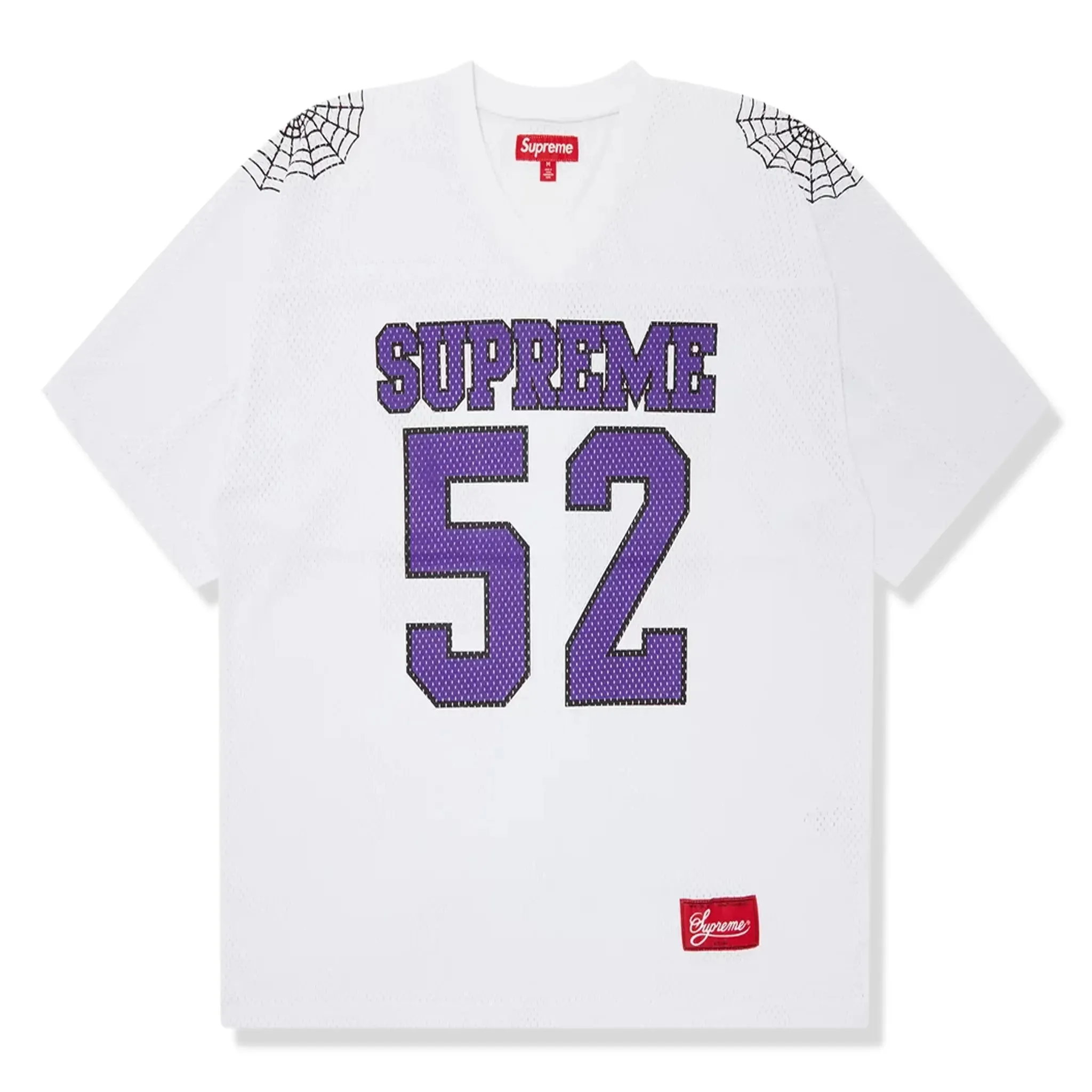 Supreme Spiderweb White Football Jersey