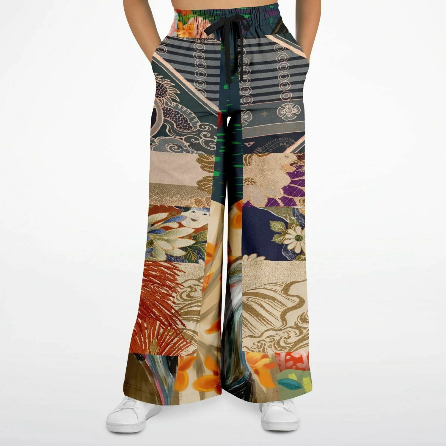 Sushi Boat Eco-Poly Stretchy Phat Bellbottoms