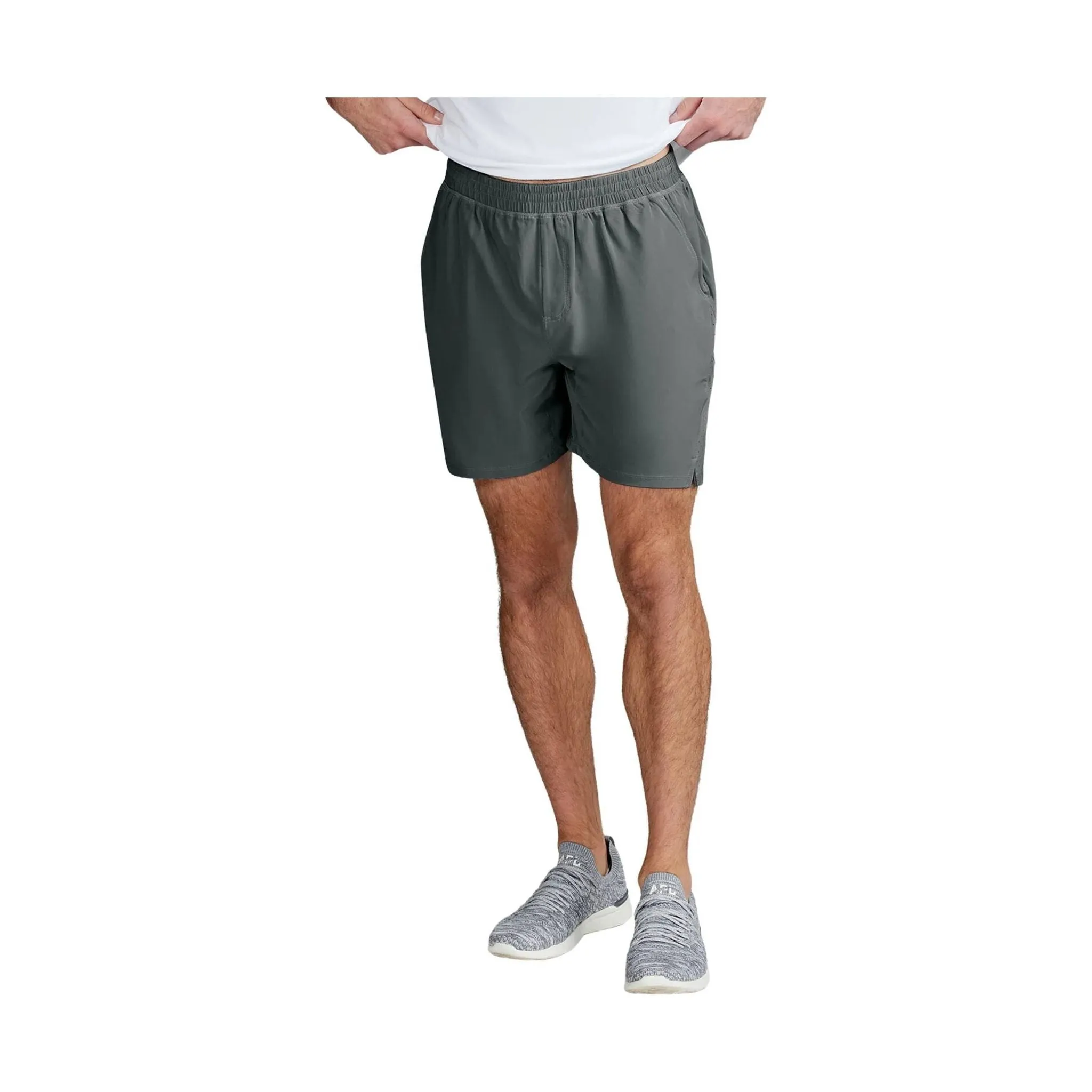 Tasc Men's Recess 7 Inch 2 In 1 Short - Dark Alloy