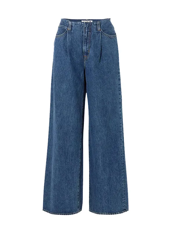 Taylor Wide Pleat Jean in Sweet Memory