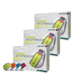 Taylormade Tour Response Stripe Multi-Pack Golf Balls (3 Dozen)