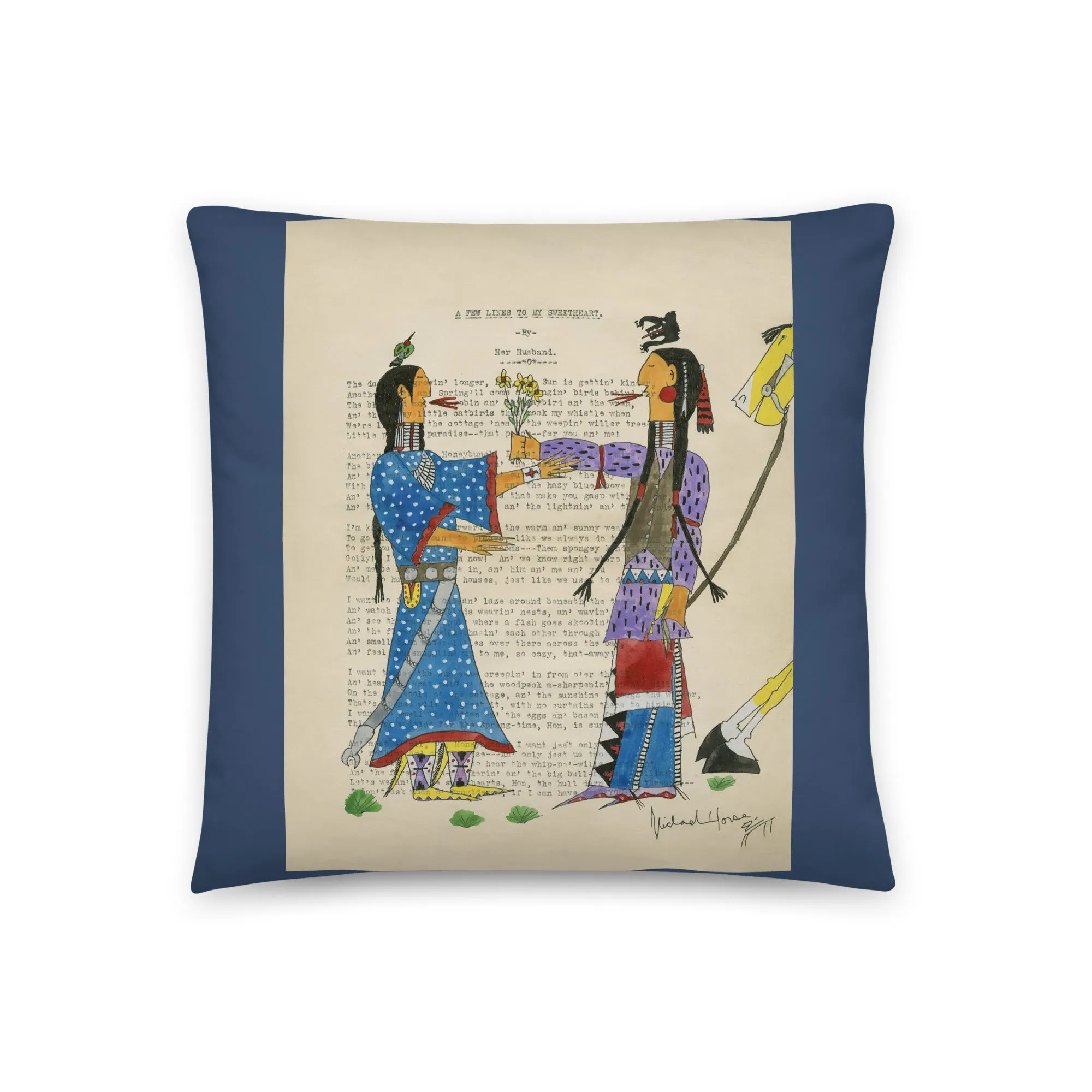 The Gift - 18 x 18 Pillow