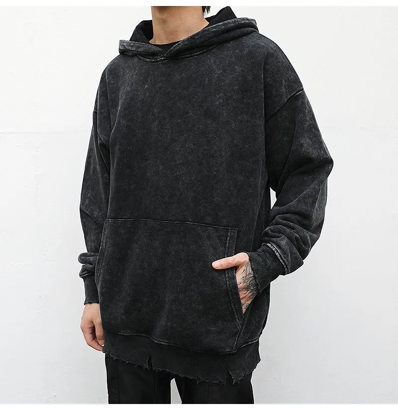 The "Distressed" Loose Hoodie