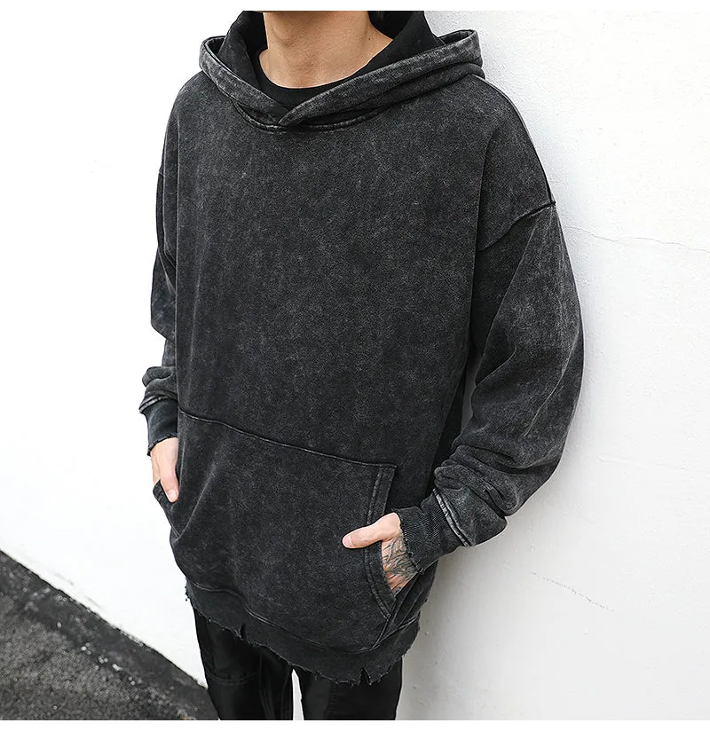 The "Distressed" Loose Hoodie