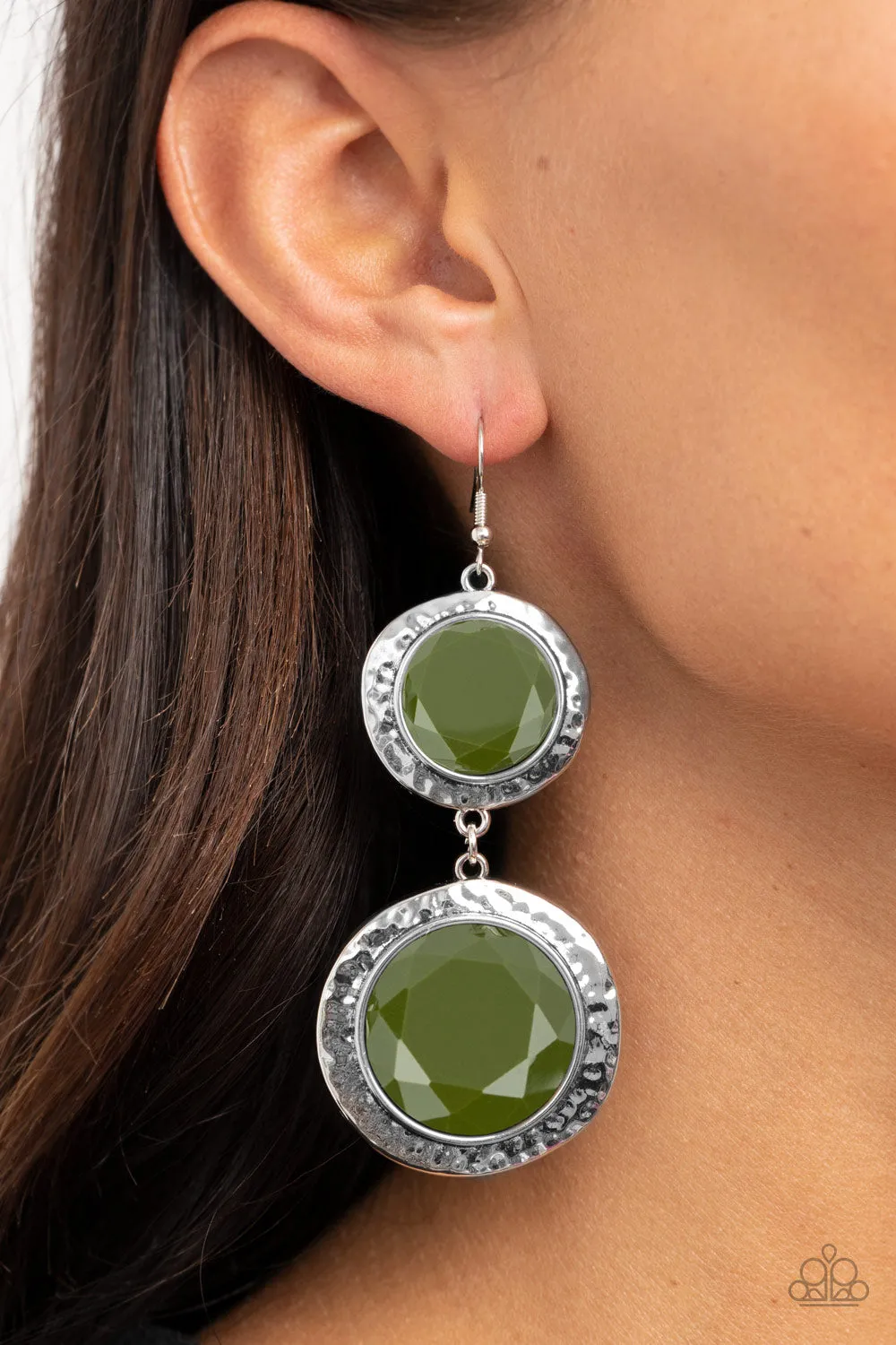 Thrift Shop Stop Green-Earrings