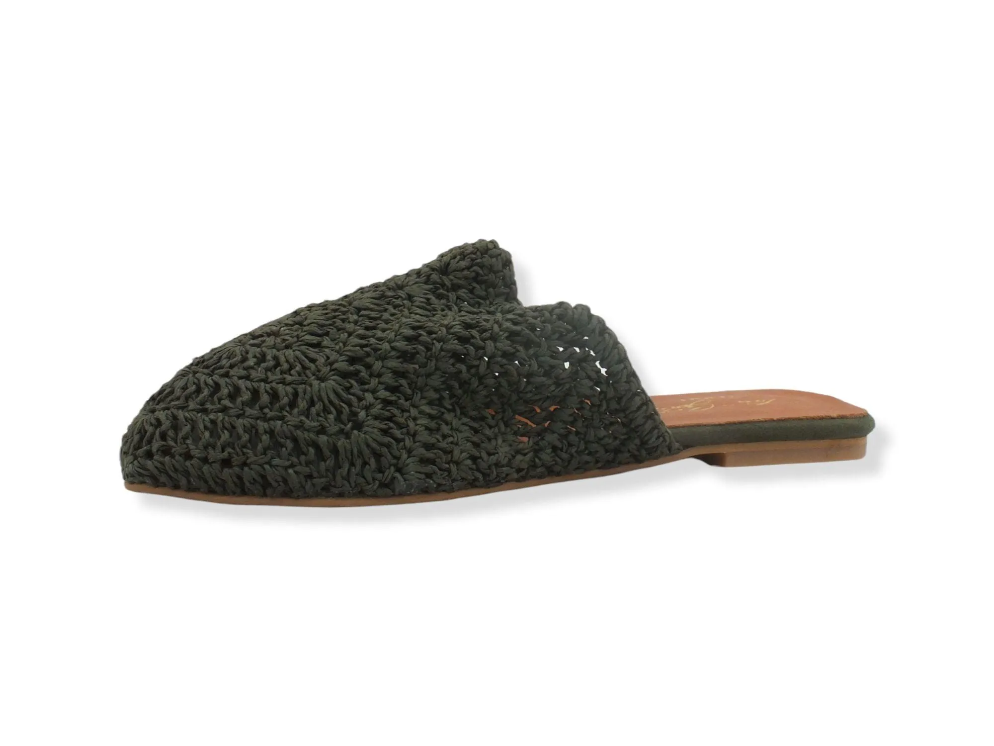 TON GOUT Sabot Donna Bamboo Verde Militare ALICE