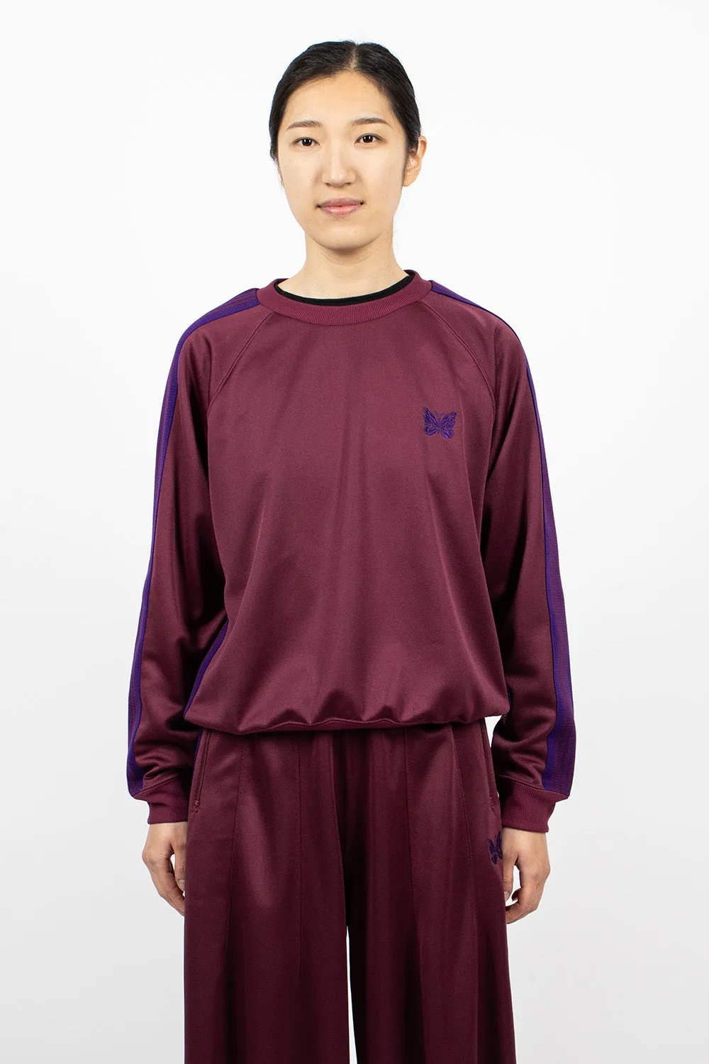 Track Sweatshirt Wine