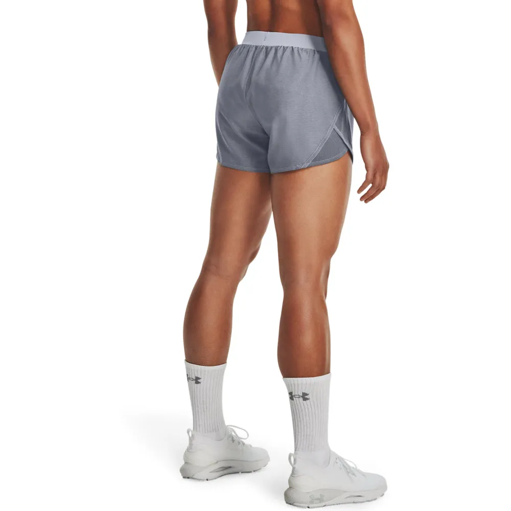 'Under Armour' Women's Fly-By 2.0 Shorts - Steel Full Heather