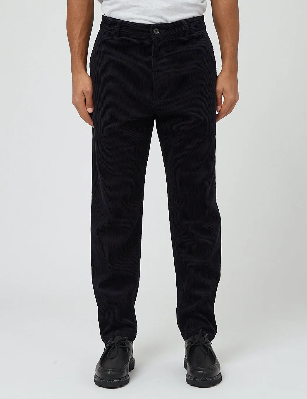 Universal Works Military Chino (Corduroy) - Navy Blue