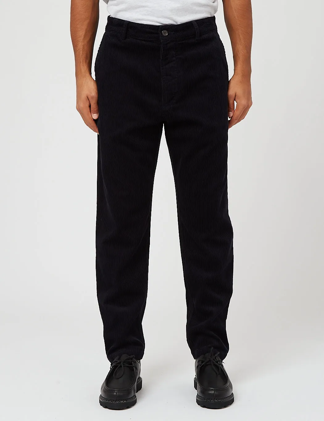 Universal Works Military Chino (Corduroy) - Navy Blue