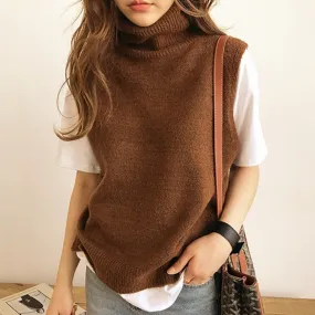 Women High-neck Cashmere Sweater