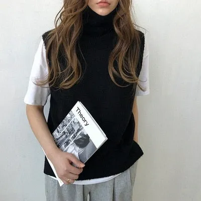 Women High-neck Cashmere Sweater