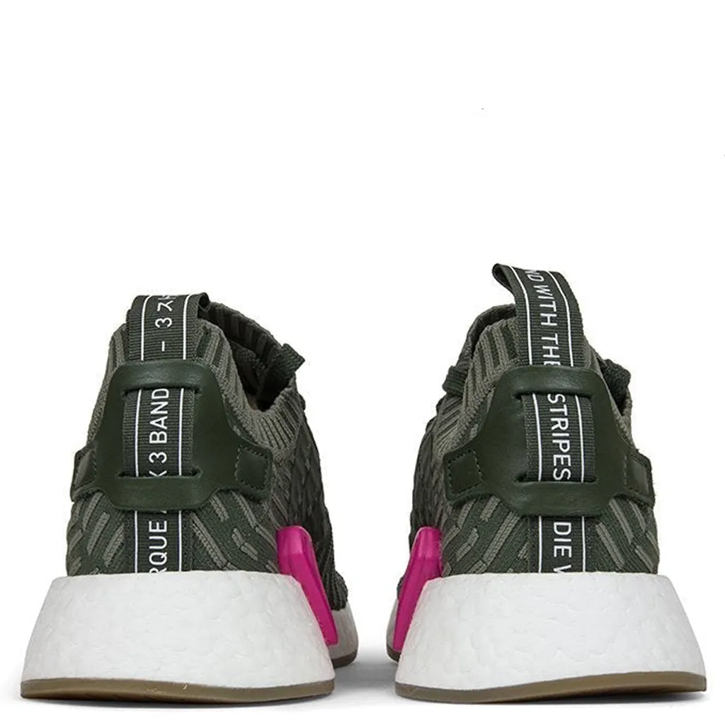 Women's NMD_R2 Primeknit - Olive/Pink