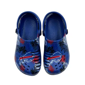 Youth Buffalo Bills Floral Clogs